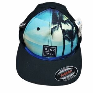 AEROPOSTALE SUNSET/BEACH BASEBALL FLEXFIT HAT